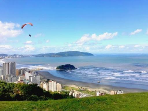 Apartamento De Frente Para Praia Com Wi-Fi Santos  Exterior foto