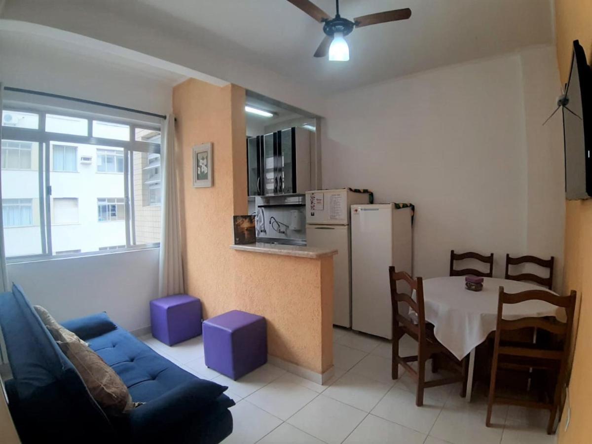 Apartamento De Frente Para Praia Com Wi-Fi Santos  Exterior foto